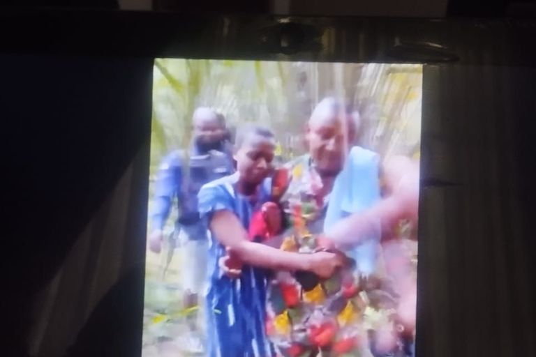 VIDEO: Emotions as security operative rescue two from soak away