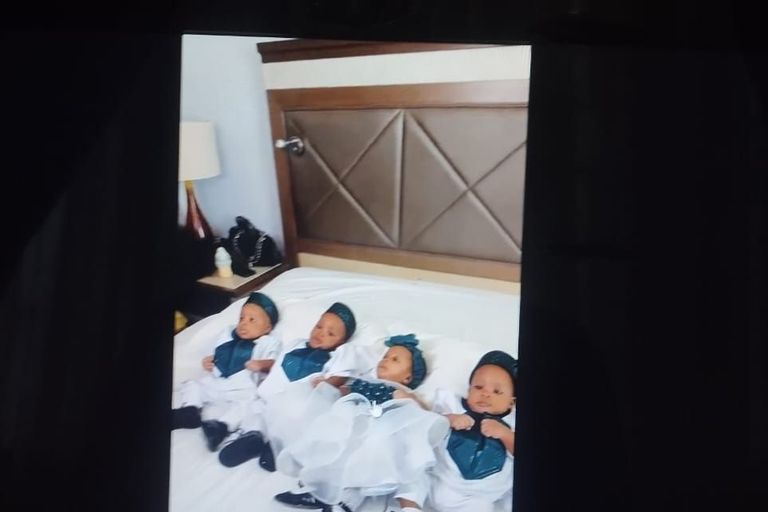 VIDEO: Thankful mom shows off quadruplets