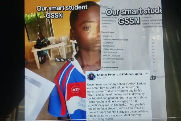 VIDEO: Pupil passes WAEC after benevolence of teachers  