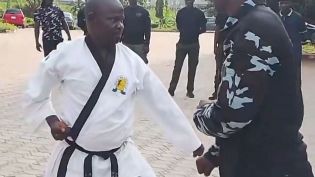 Karate drill