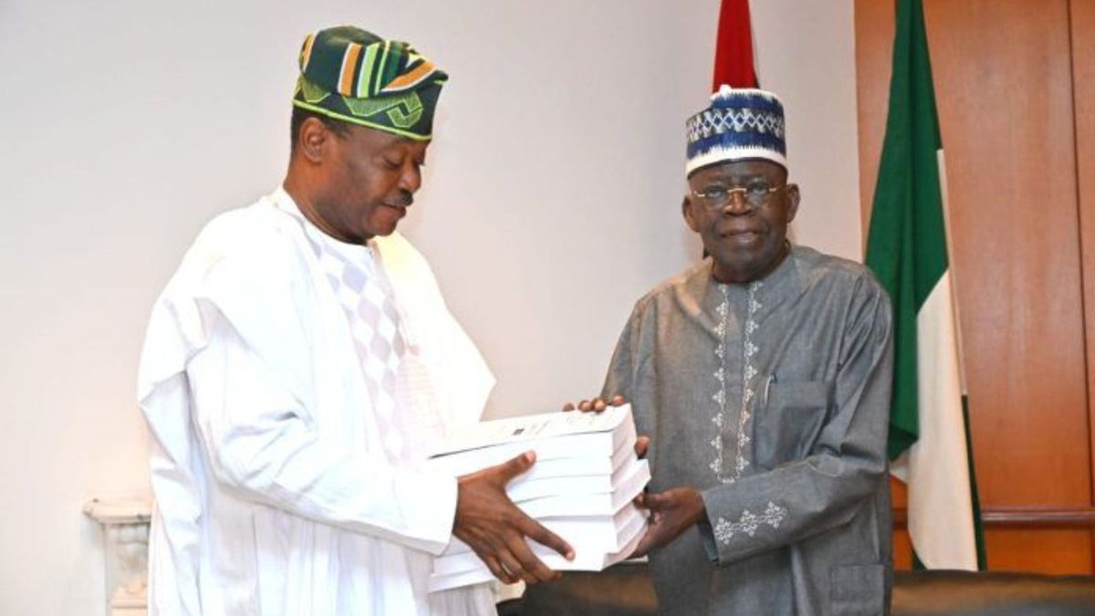 Nigeria's Permanent Ambassador to the UN, Jimoh Ibrahaim and President Tinubu