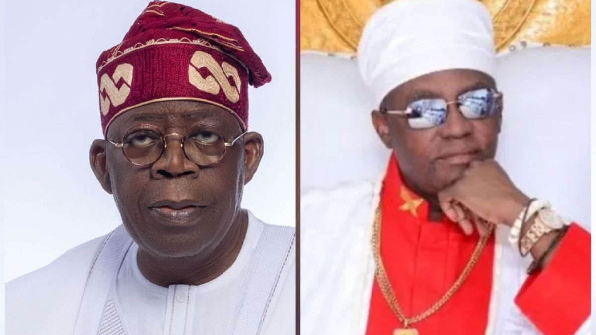 Tinubu and Oba of Benin