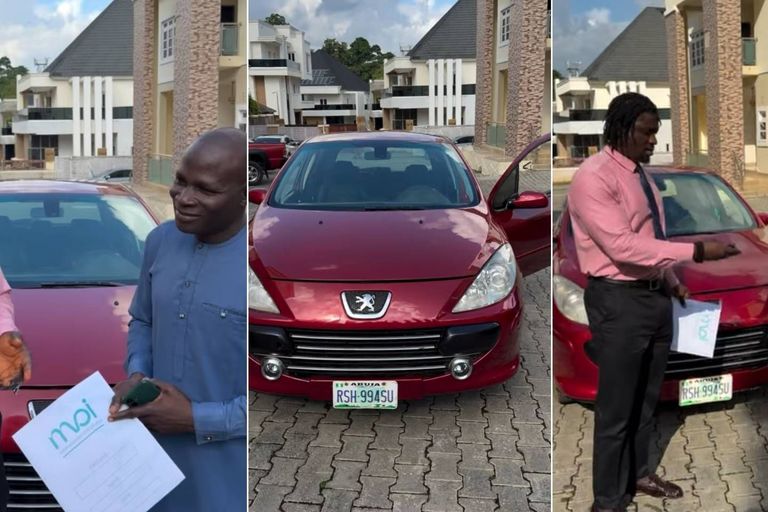 VIDEO: VDM repays benevolent ex-neighbour with car gift